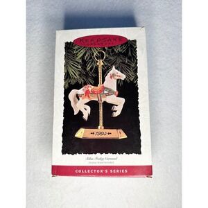 Hallmark Keepsake Ornament 1994 Tobin Fraley Carousel Collector Series Horse NIB